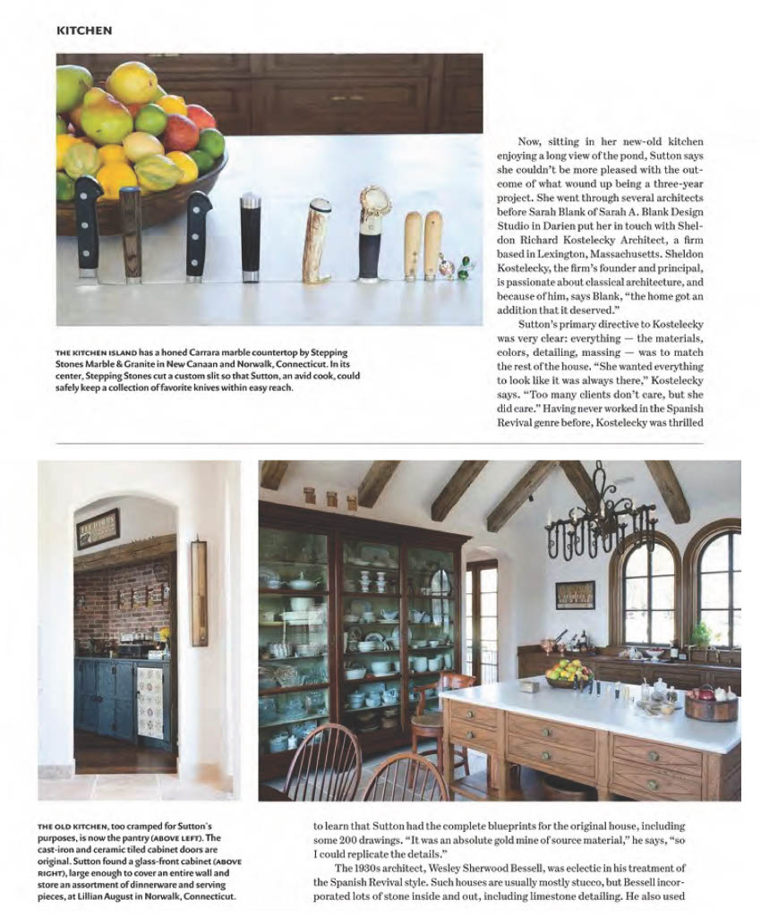 Design New England Magazine Page